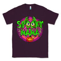 Plum spooky mama Classic Tee - BundleAndBundleShop