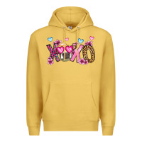 Antique Gold xoxo cow valentine's day Premium Hoodie - OliviaCreatesArt