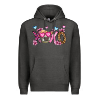 Charcoal Heather xoxo cow valentine's day Premium Hoodie - OliviaCreatesArt