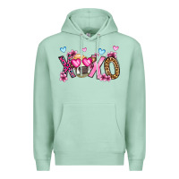 Seafoam xoxo cow valentine's day Premium Hoodie - OliviaCreatesArt
