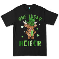 Black one lucky heifer Premium Tee - MaliasSmallBusiness