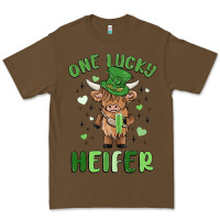 Cacao one lucky heifer Premium Tee - MaliasSmallBusiness