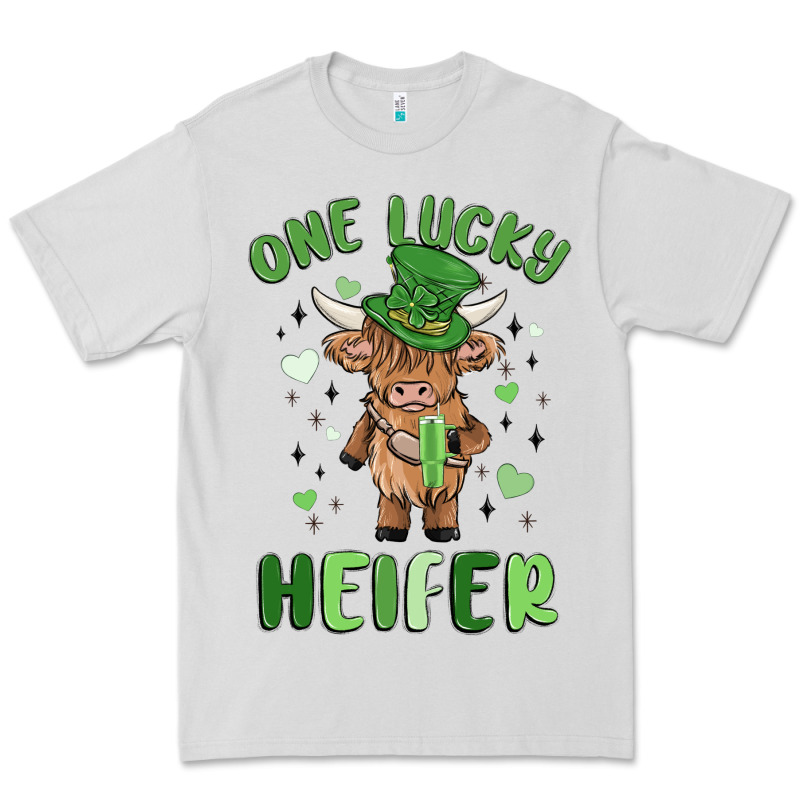 One Lucky Heifer Premium Tee by MaliasSmallBusiness | Teevron