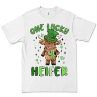 White one lucky heifer Premium Tee - MaliasSmallBusiness