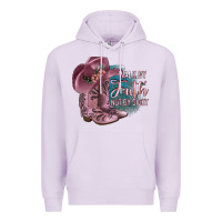 Lilac Walk By Faith Not By Sight Premium Hoodie - JahusDesignShop