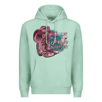 Seafoam Walk By Faith Not By Sight Premium Hoodie - JahusDesignShop