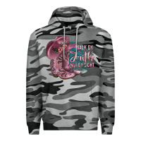 Slate Camo Walk By Faith Not By Sight Premium Hoodie - JahusDesignShop