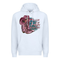 White Walk By Faith Not By Sight Premium Hoodie - JahusDesignShop