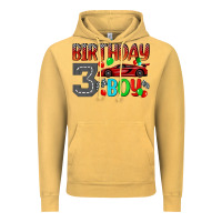 Vintage Mustard birthday boy 3 Vintage Hoodie - BundleAndBundleShop