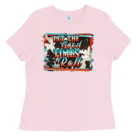 Bubblegum Pink let the good times roll Ladies Tee - Jasminsmagicworld