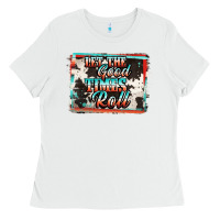 White let the good times roll Ladies Tee - Jasminsmagicworld