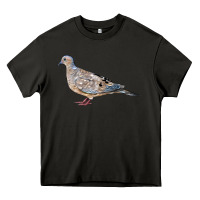 Asphalt American Dove Heavy Core Tee - LillyAllenDesigns