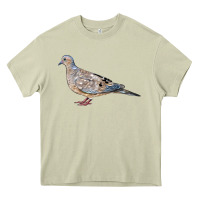 Mossy American Dove Heavy Core Tee - LillyAllenDesigns