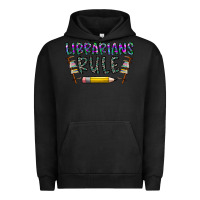 Pigment Black librarians rule Urban Hoodie - CowhideDigitalArt