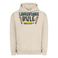 Pigment French Oak librarians rule Urban Hoodie - CowhideDigitalArt