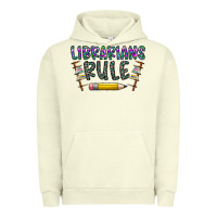 Pigment Pistachio librarians rule Urban Hoodie - CowhideDigitalArt