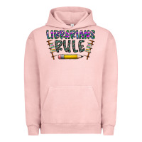 Pigment Salmon librarians rule Urban Hoodie - CowhideDigitalArt