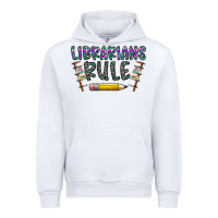 White librarians rule Urban Hoodie - CowhideDigitalArt