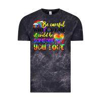 Cloud Black be careful who you hate it could be someone you Vintage Tee - LillyAllenDesigns
