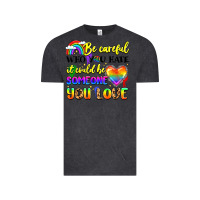Vintage Black be careful who you hate it could be someone you Vintage Tee - LillyAllenDesigns