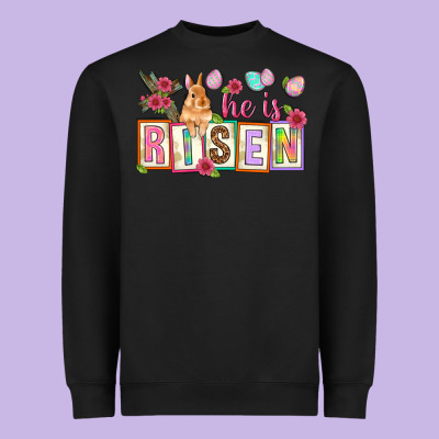 He Is Risen Heavyweight Sweatshirt Designed By Nancycooperartshop