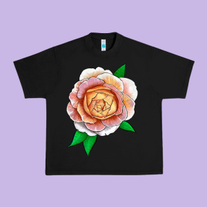 Fun In The Sun Rose Urban Heavy Tee Designed By Lillyallendesigns