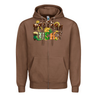 Chestnut Western lucky St. Patrick's Day Zipper Hoodie - CowGirlArtShop
