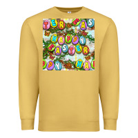 Antique Gold Happy Easter Seamless Pattern Premium Sweatshirt - BundleAndBundleShop