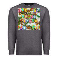 Charcoal Heather Happy Easter Seamless Pattern Premium Sweatshirt - BundleAndBundleShop