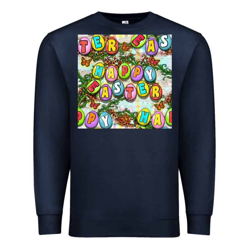 Happy Easter Seamless Pattern Premium Sweatshirt by BundleAndBundleShop | Teevron