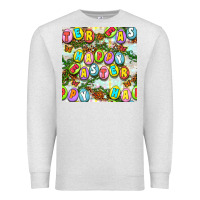 Oatmeal Heather Happy Easter Seamless Pattern Premium Sweatshirt - BundleAndBundleShop