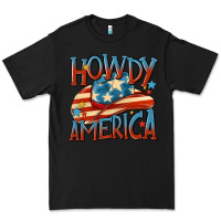 Black howdy america Premium Tee - MaliasSmallBusiness