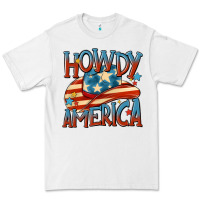 White howdy america Premium Tee - MaliasSmallBusiness