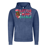 Vintage Denim little miss preschool Vintage Hoodie - BundleAndBundleShop