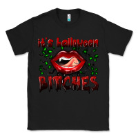 Black it's halloween bitches Classic Tee - BundleAndBundleShop