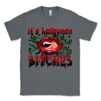 Charcoal Heather it's halloween bitches Classic Tee - BundleAndBundleShop
