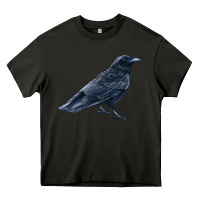 Asphalt American Crow Heavy Core Tee - LillyAllenDesigns