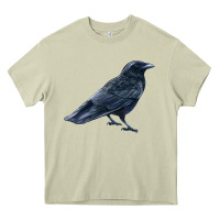 Mossy American Crow Heavy Core Tee - LillyAllenDesigns