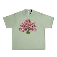 Oil Green Flowering Dogwood Tree Urban Heavy Tee - LillyAllenDesigns