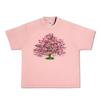 Salmon Flowering Dogwood Tree Urban Heavy Tee - LillyAllenDesigns