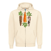 Sandshell Easter carrot Easter Day Zipper Hoodie - CowGirlArtShop