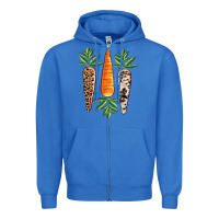 True Royal Easter carrot Easter Day Zipper Hoodie - CowGirlArtShop