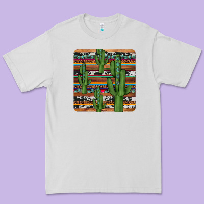 Cactus Gemstone Coaster Premium Tee Designed By Jahusdesignshop