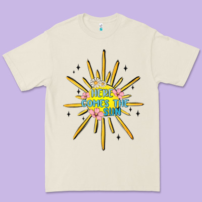 Here Comes The Sun Premium Tee Designed By Maliassmallbusiness