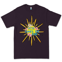 Plum here comes the sun Premium Tee - MaliasSmallBusiness