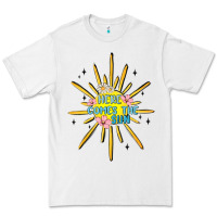 White here comes the sun Premium Tee - MaliasSmallBusiness