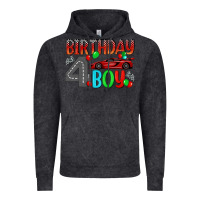 Vintage Black birthday boy 4 Vintage Hoodie - BundleAndBundleShop