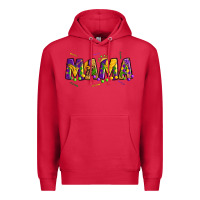 Cardinal mama mardi gras Premium Hoodie - OliviaCreatesArt