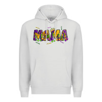 Dove Grey mama mardi gras Premium Hoodie - OliviaCreatesArt