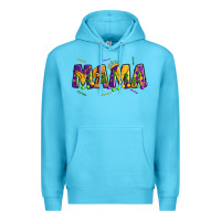 Ocean Blue mama mardi gras Premium Hoodie - OliviaCreatesArt